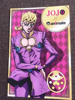 Jojo's bizarre adventure Golden Wind Animate Original Post card