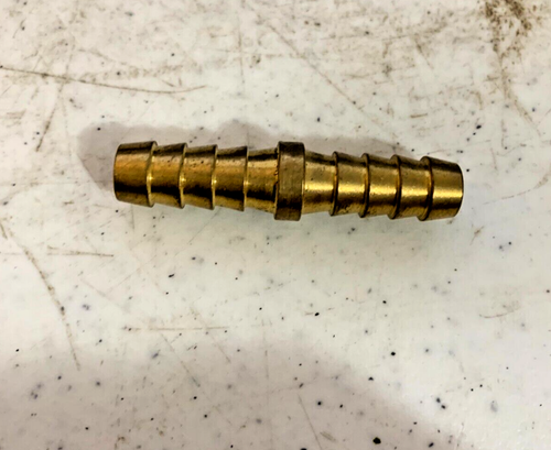 1/4 Zoll Widerhaken x 1/4 Zoll Widerhaken Stecker auf Stecker Stachelkupplung NEU (5) je - Bild 2 von 2