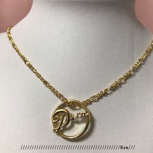 dior circle necklace
