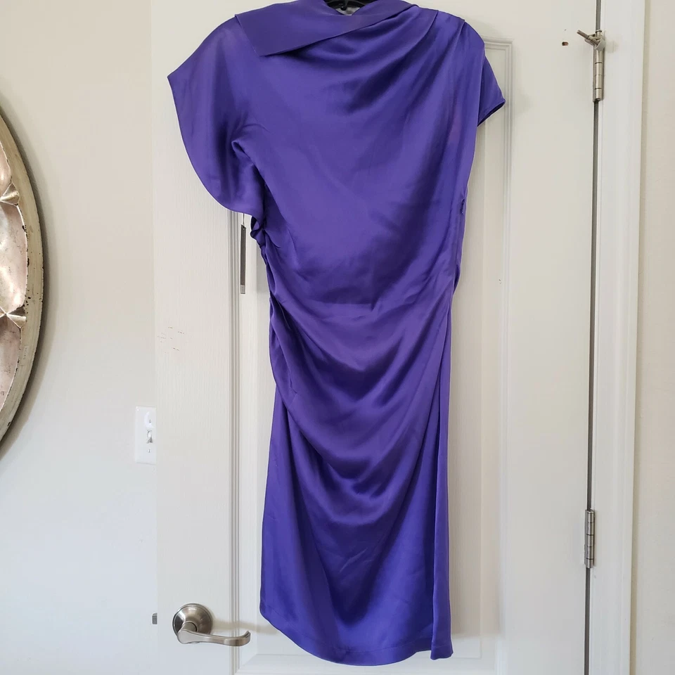 Vestido Thakoon seda violeta talla 2 Foto 3 de 4