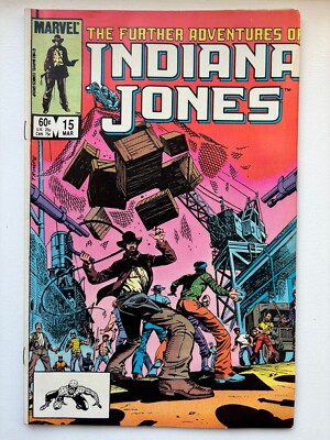 Marvel Comics Indiana Jones #15 1983 Bronze Age Herb Trimpe