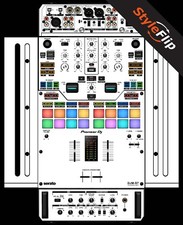 Pioneer DJM-S7 Skin  White  Protective Decal  StyleFlip Skins