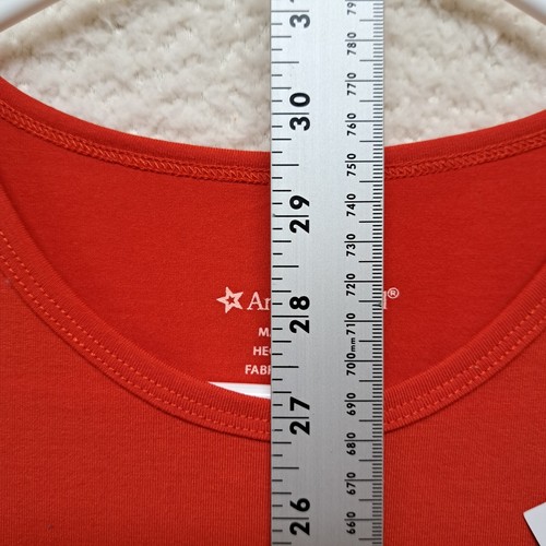 American Girl Holiday Snowflake Long Sleeve Red Sleep Shirt Size Youth XL 18-20 - Picture 8 of 9