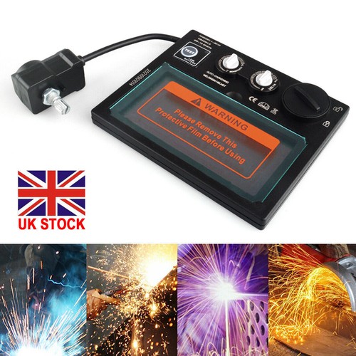 Auto Solar Darkening TIG Welding Helmet Lens Mask Goggles Automation Filter UK - Picture 2 of 9