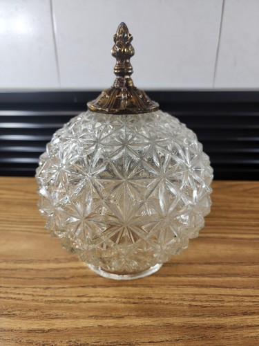 Vtg MCM Glass Lamp GLOBES Swag Lamp - Pole / Floor Lamp - Ceiling Fixtures 6.5"