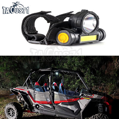 Upgraded Bracket LED Dome Light Roll Bar Mount for UTV ATV Polaris RZR Golf Cart