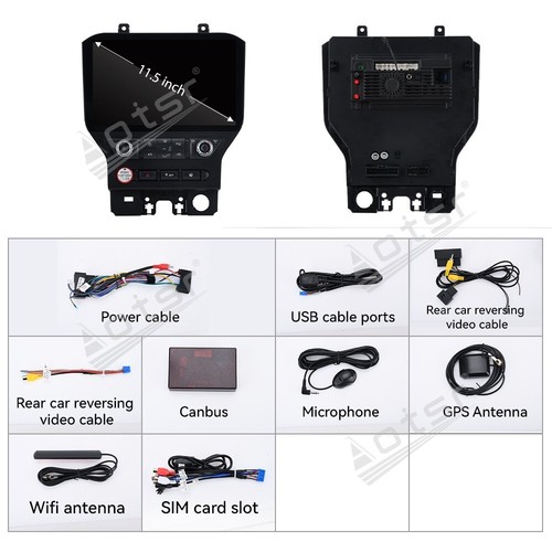11.5 inch Android 13 system car radio for Ford Mustang 2013-2018 - Picture 6 of 6