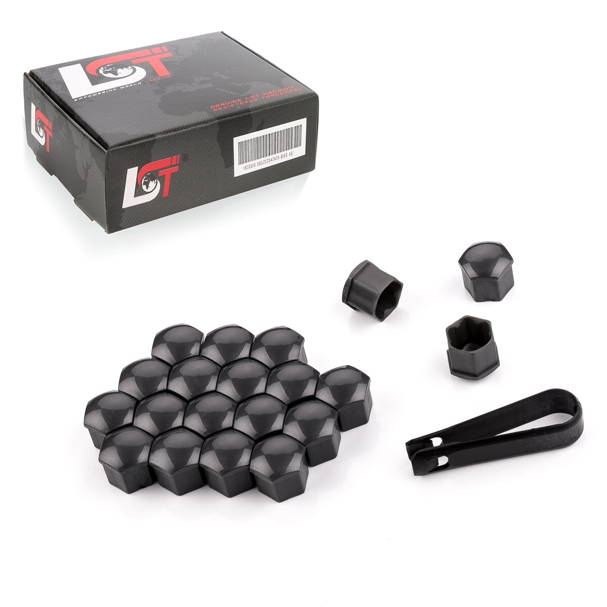 20x Rims Wheel Bolt Shrouds Hexagon 0 21/32in Grey Shiny for Suzuki