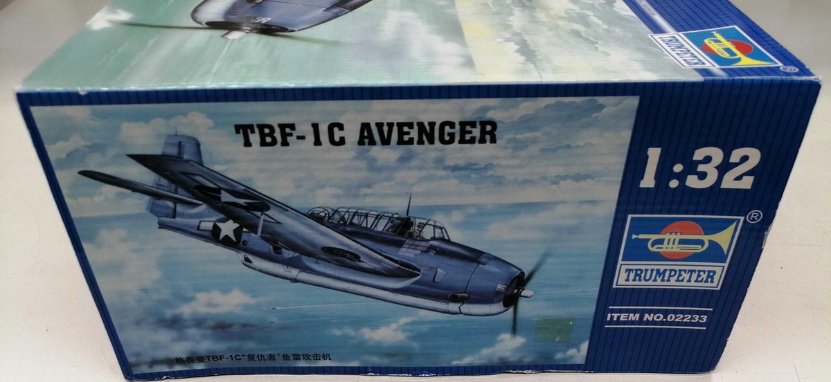Trumpeter 1/32 Us Navy Aircraft Tbf-1C Avenger Airplane