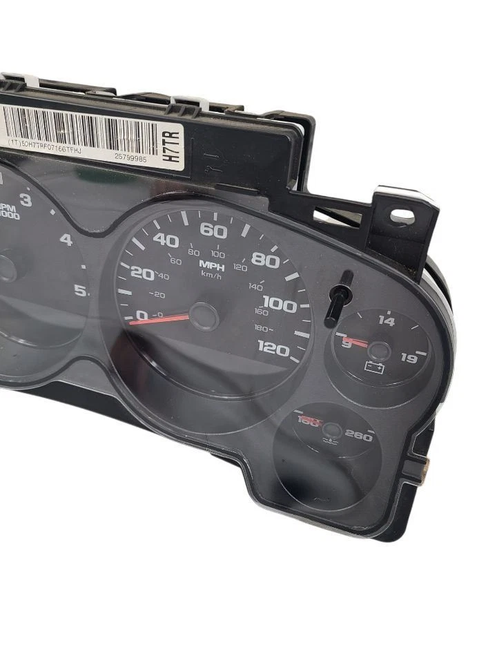 Velocímetro Cluster MPH mercado de EE. UU. compatible con camioneta Silverado 2500 07-11 621117 Foto 3 de 4