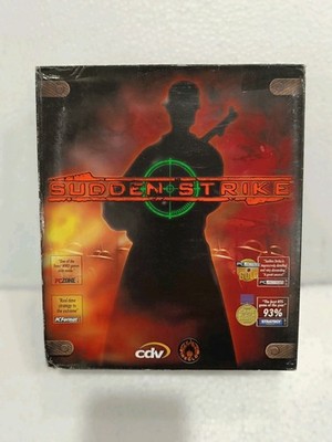 Sudden Strike PC CD-ROM Big Box RTS Strategy gebraucht guter Zustand getestet