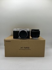 FUJIFILM X-M5 Mirrorless Camera with XC 15-45mm f/3.5-5.6 Lens Silver -BRAND NEW