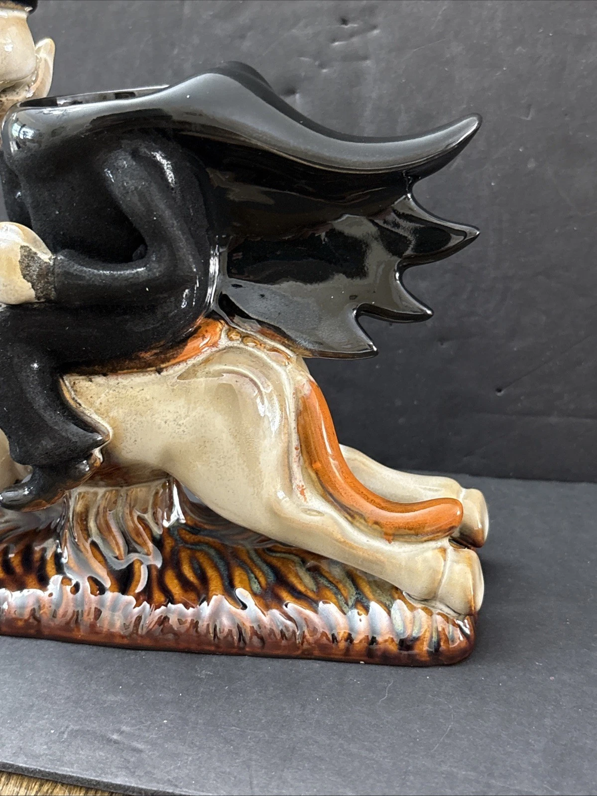 Yankee Candle Boney Bunch Ghost Rider Headless Horseman Votive Holder 2010 Rare image 3