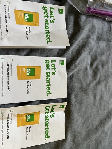 H&R Block Tax Software Basic 2022 PC Card - Picture 2 of 2
