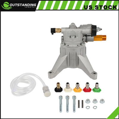 #ad Pressure Washer Pump 7 8quot; Shaft Vertical Replaced Pump 3000 PSI 2.5 GPM New $70.01