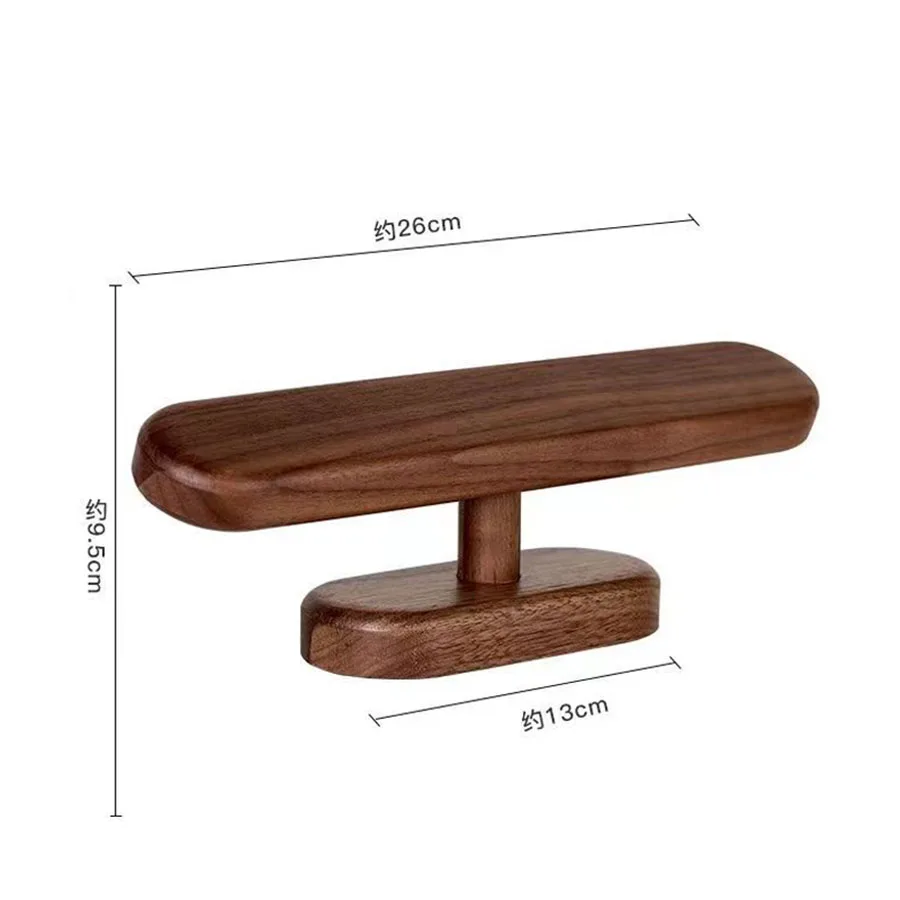 Walnut Wood Watch Display Bracket Jewelry Organizer Stand for Counter Shows