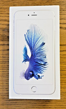 BOX ONLY iPhone 6s Plus Box Apple Retail Box Silver 32GB BOX, MANUAL  STICKERS