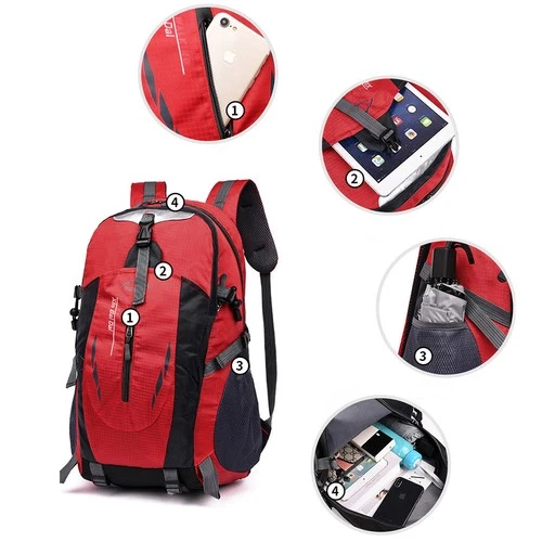 Large Size Backpack Rucksack For Travel Hiking Camping Tent Unisex Water-Resist