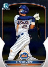 Alex Ramirez 2023 Bowman #BCP-50 Chrome Prospects New York Mets