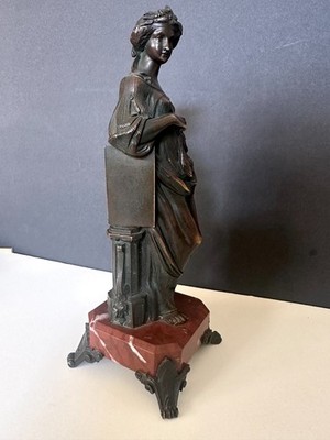 Period French Bronze Statue of Marianne Symbol of the Republic of France Art