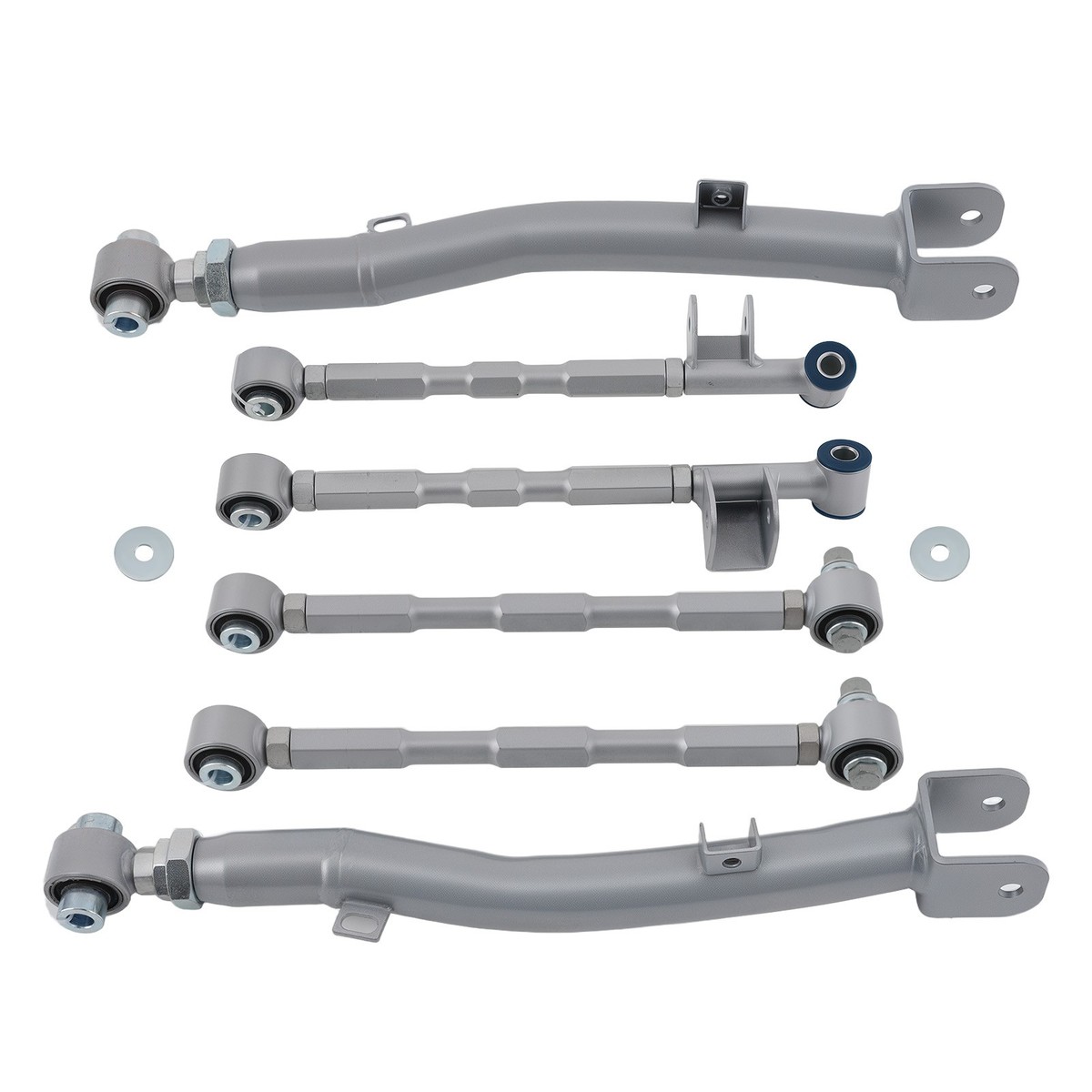 6 Pieces Rear Lateral Link + Trailing Arms for Subaru Impreza WRX