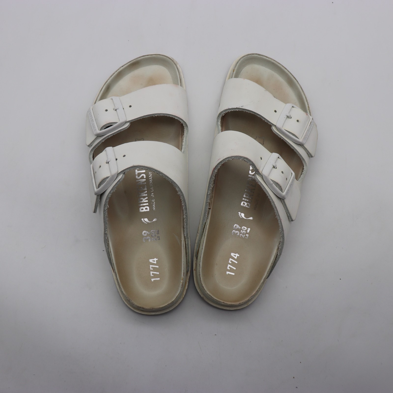 Birkenstock Avantgrade Arizona Sandal Women EU 39 US 8 White Handcrafted Germany image 8