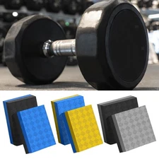 2x Weightlifting Crash Drop Pads Floor Protection Noise Reducing Silence Mats