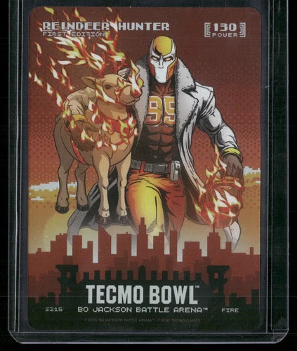 2026 Bo Jackson Battle Arena Tecmo Bowl Reindeer Hunter Fire First Edition