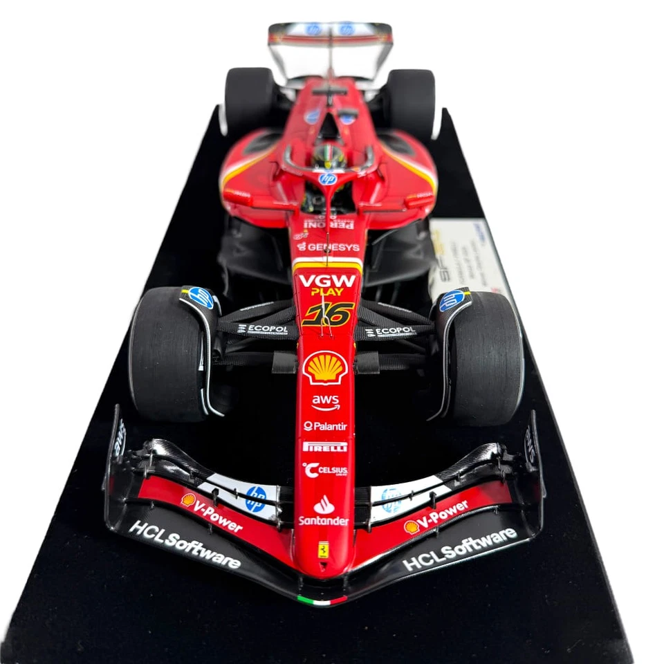 Modellino F1 Looksmart 1/18 Ferrari SF-24 Winner Monza GP 2024 #16 C. Leclerc - Immagine 2 di 4