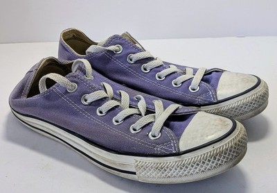 Converse Chuck Taylor All Star Low Top  Purple Violet Canvas Women's Size 8.5