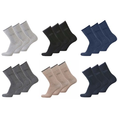 camel active mens socks, 3 pack - basic socks, organic cotton