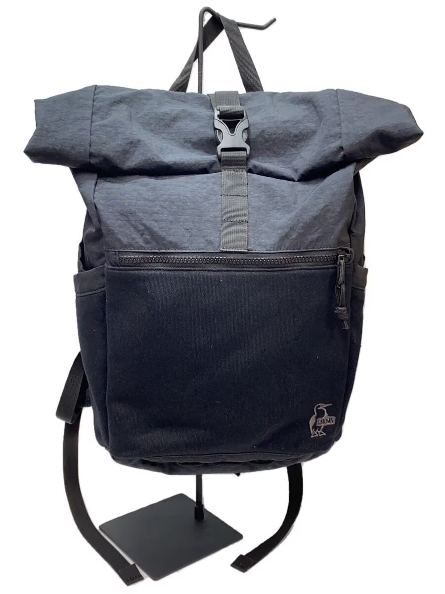 CHUMS Backpack, Polyester, Black, Solid Color, CH… - image 1