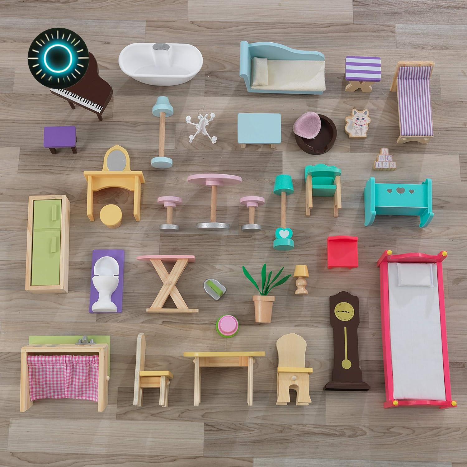 Dollhouse Jumbo Furniture American Girl Toy Tall Doll Play House Large Mansion