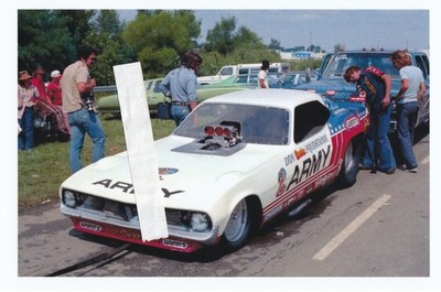1970s NHRA Drag Racing-Don ''The Snake'' Prudhomme-1975 Monza Funny Car-INDY
