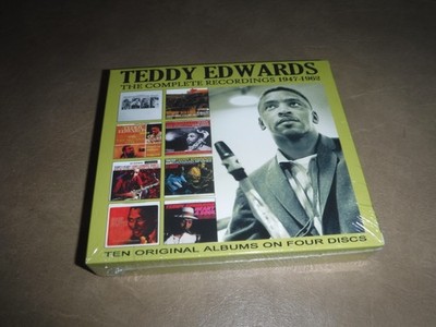 TEDDY EDWARDS The Complete Recordings 1947-1962 NEW & SEALED 4 CD set  FT
