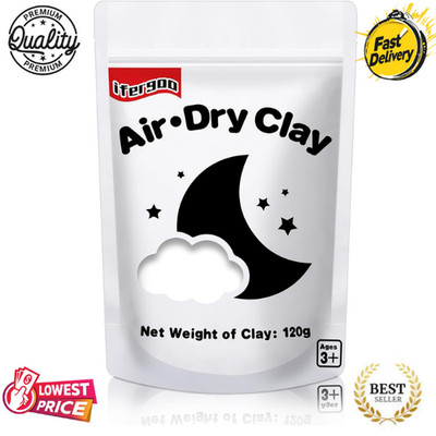 White Air Dry Clay, Modeling Clay for School Art & Craft Project. Refill White C