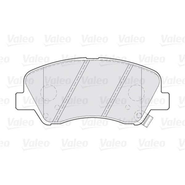 Valeo BremsbelÄGe Vorderachse Passend FÜR Hyundai Accent I20 Solaris KIA RIO |-image