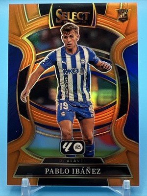 2025-26 Panini Select La Liga Pablo Ibanez Terrace RC Orange Prizm Rookie 30/75