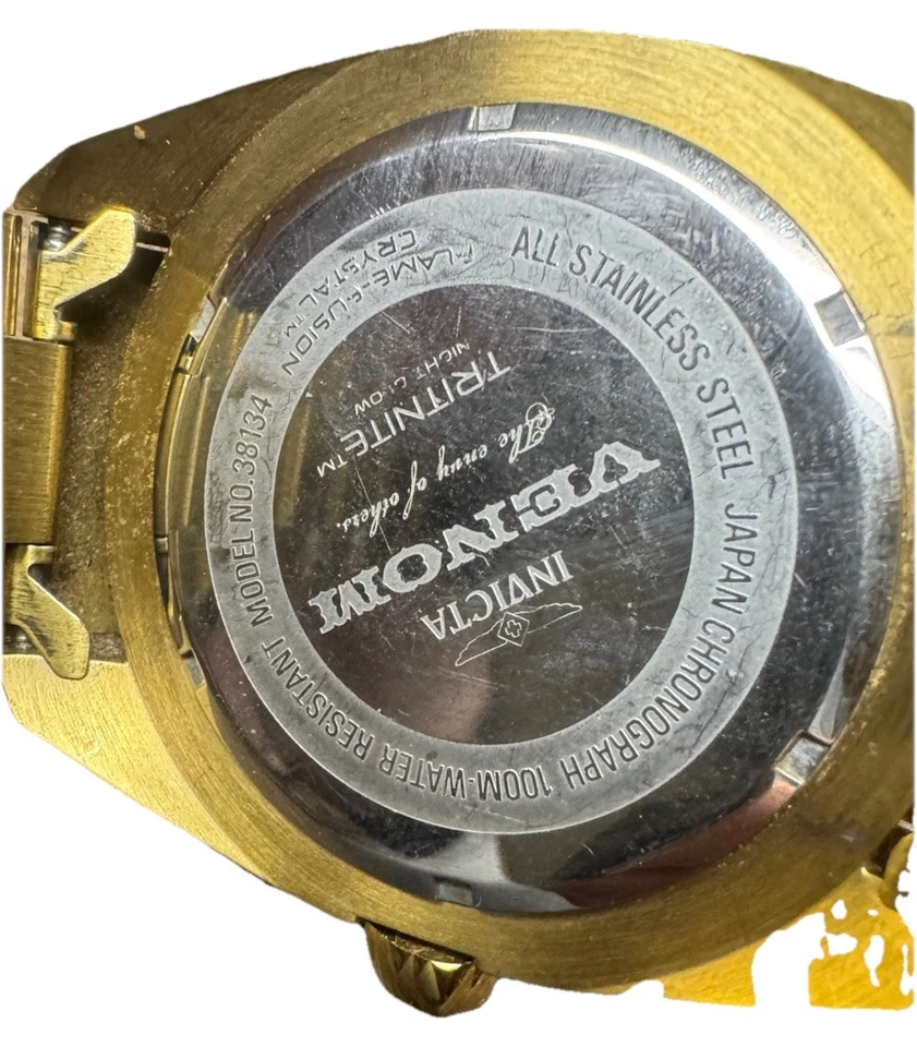 One LINK Only. For Invicta 38134 Venem Tritnite Gold Tone Men's Watch - Image 4 of 4