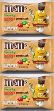 M M's Toasty Holiday Peanut Chocolate Candy Limited Production Run - 3 Pack