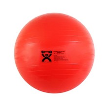 Inflatable Exercise Ball - Red 21.7", Durable Extra Thick Non-Slip Stability ...
