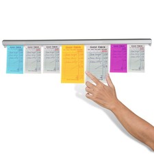 31.5 inch Aluminum Ticket Holder Wall Mounted Check Rack for Restaurant Bar