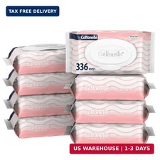 Cottonelle Fragrance Free Flushable Wet Wipes, Adult Wet Wipes, 8 Flip-Top Packs