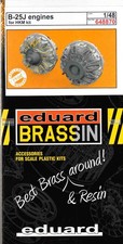 EDU648870 1:48 Eduard Brassin PRINT - B-25J Mitchell Engines HKM kit
