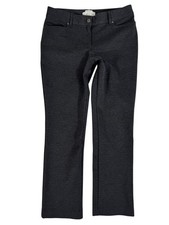Talbots Signature Charcoal Mid-Rise Slim Straight Dress Pants Women's Size 6P