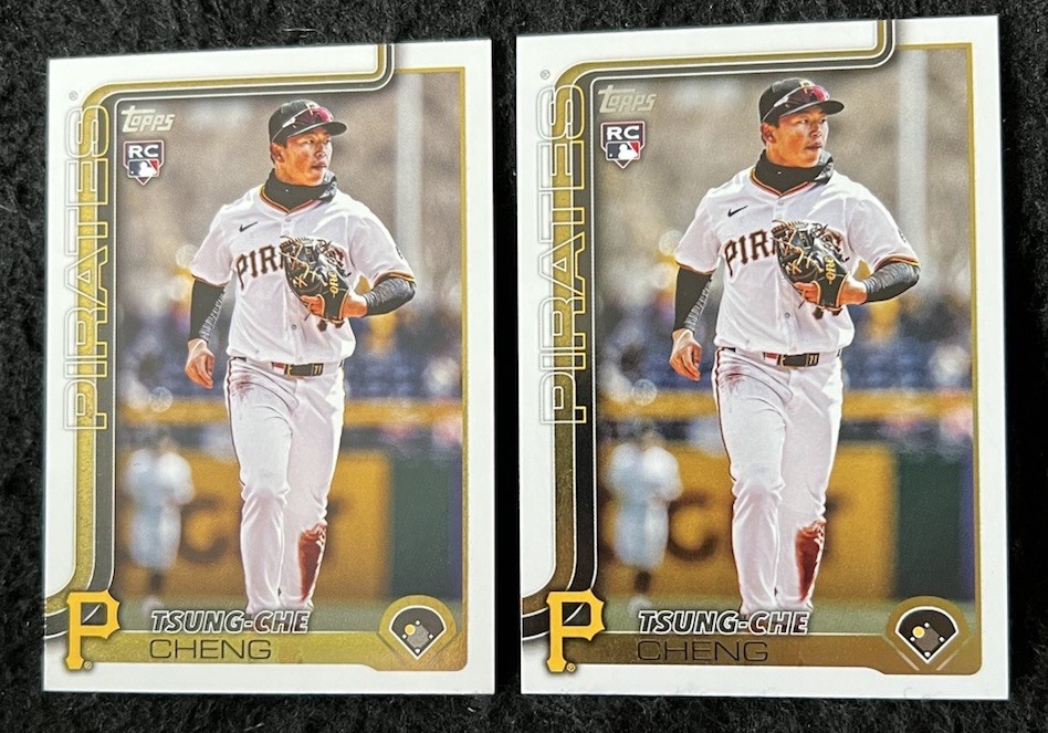 2025 Topps Update - #US72 - Tsung-Che Cheng - RC  - Pirates + Extra