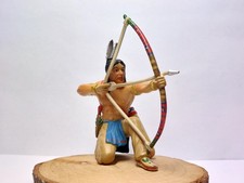 Schleich INDIANER Sioux Bogenschütze, kniend 70305 Sammlerstück TOP für Konvolut