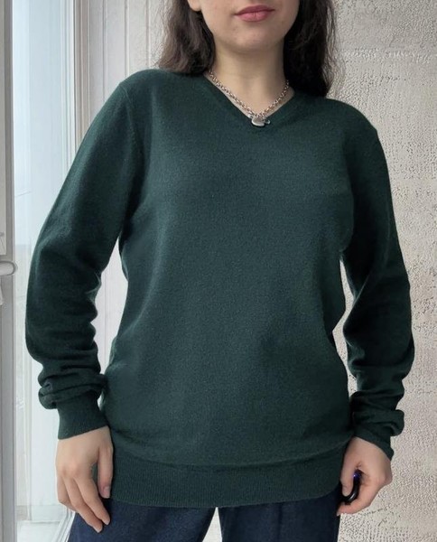 Women Charles Tyrwhitt Sweater Green Cashmere 38 /