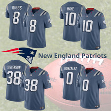 New P triots Storm Blue 2025 Rivalries Collection Limited Stitched Jersey