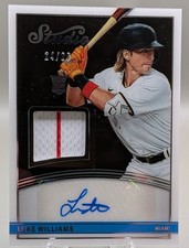 2022 Panini Chronicles - Studio Black Material Signatures Luke Williams #SMS-LW